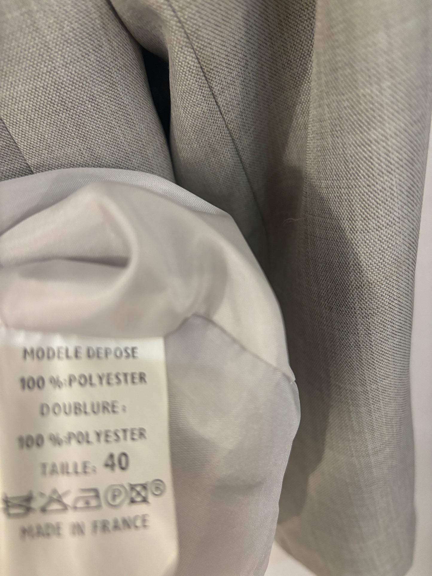 Blazer Carbone Gris-Vert -Pièce Maîtresse Élégante