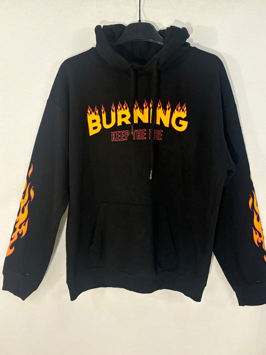 Sweat à Capuche Noir - Taille M/S - Le Basique Ultime en Très Bon État