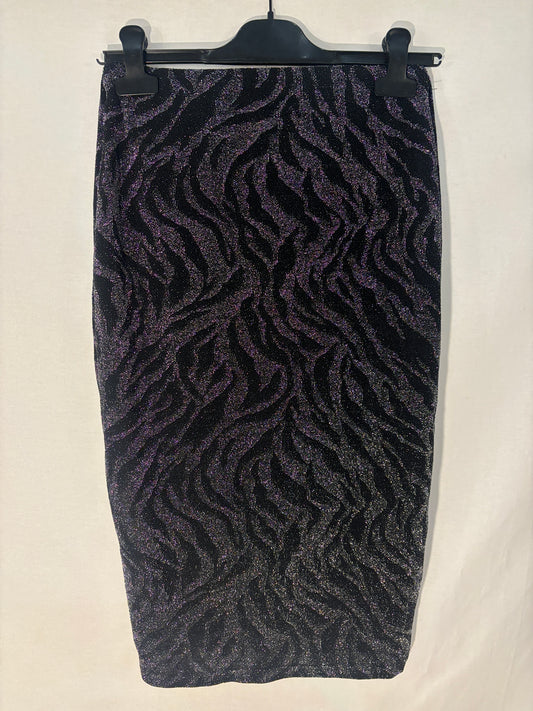 Jupe Pailletée New Look Noir & Argent - L'Arme Glamour de Vos Soirées !