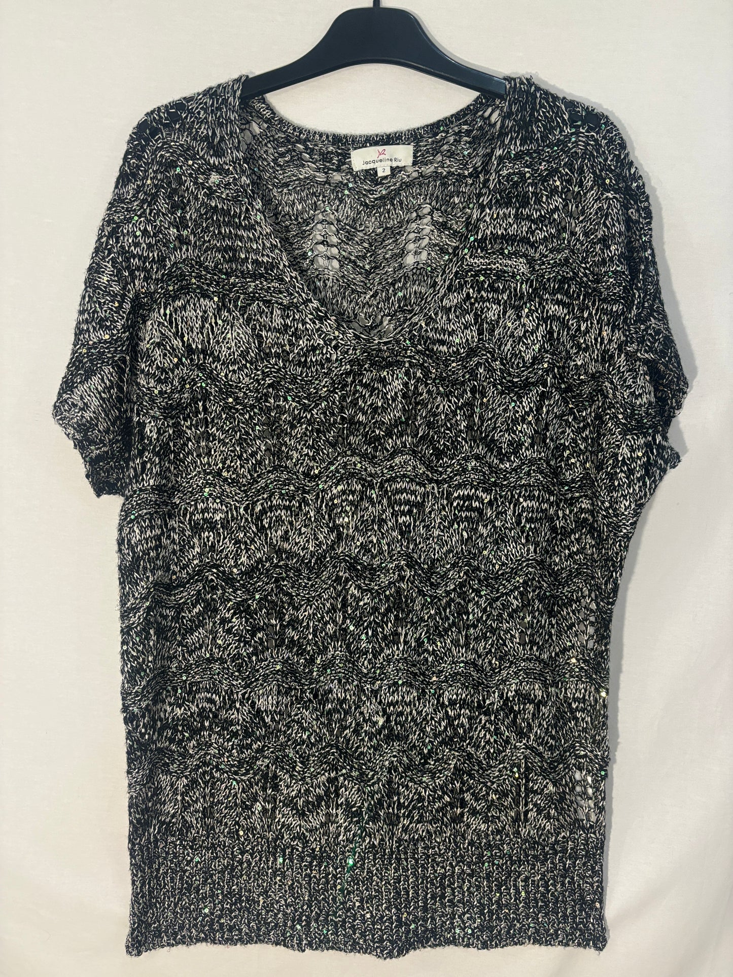 Pull Pailleté Jacqueline Riu XL - Le Chic Parisien qui Illumine