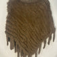 Poncho Fourrure de Lapin - Le Luxe Tout Doux