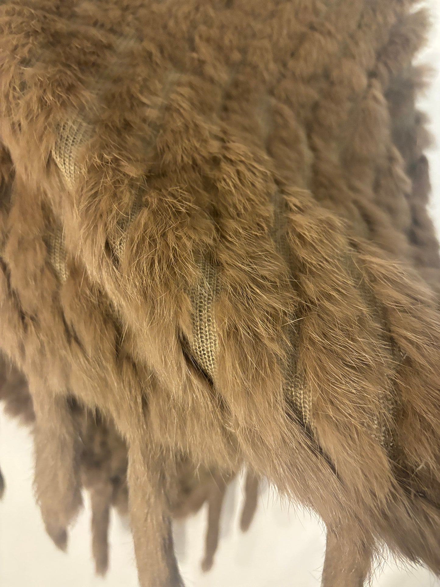 Poncho Fourrure de Lapin - Le Luxe Tout Doux