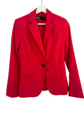 Blazer fashion Zara rouge – taille 34 – seconde main femme – photo 3