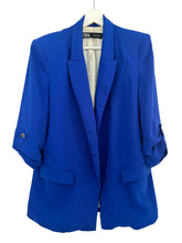 Blazer Zara bleue – taille L/M – seconde main femme – photo 2