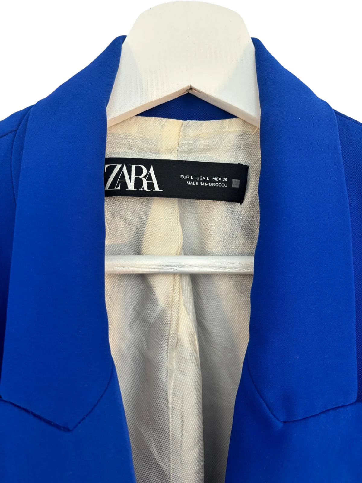 Blazer Zara bleue – taille L/M – seconde main femme – photo 3