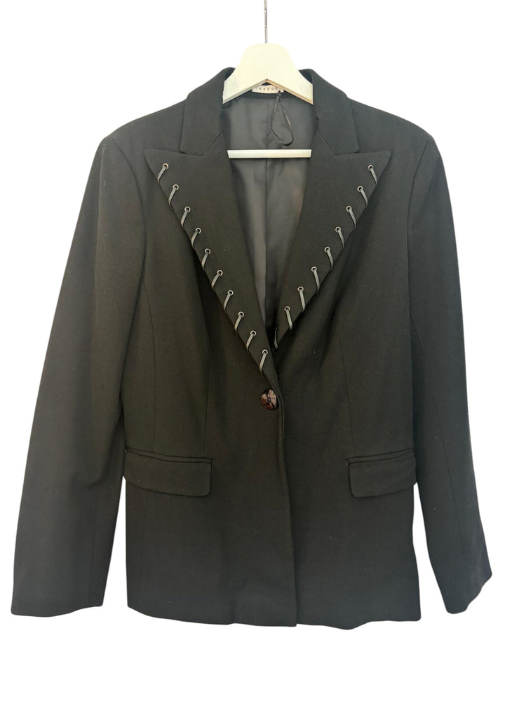 Blazer Carbone noire – taille M – seconde main femme – photo 3