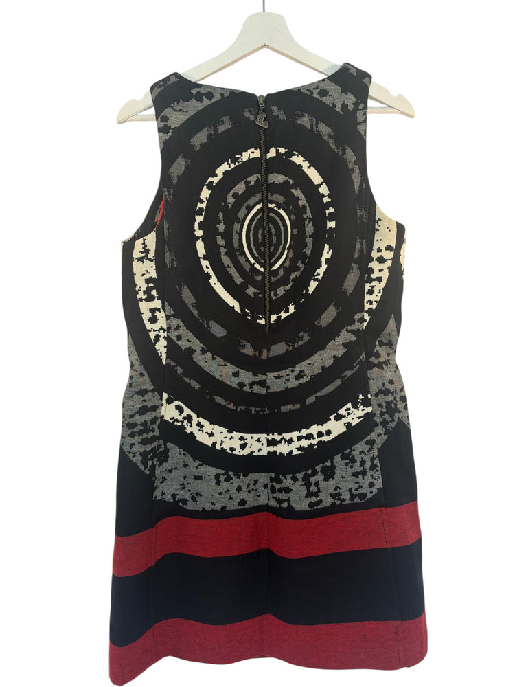 Robe Desigual noir et rouge – taille M – seconde main femme – photo 4
