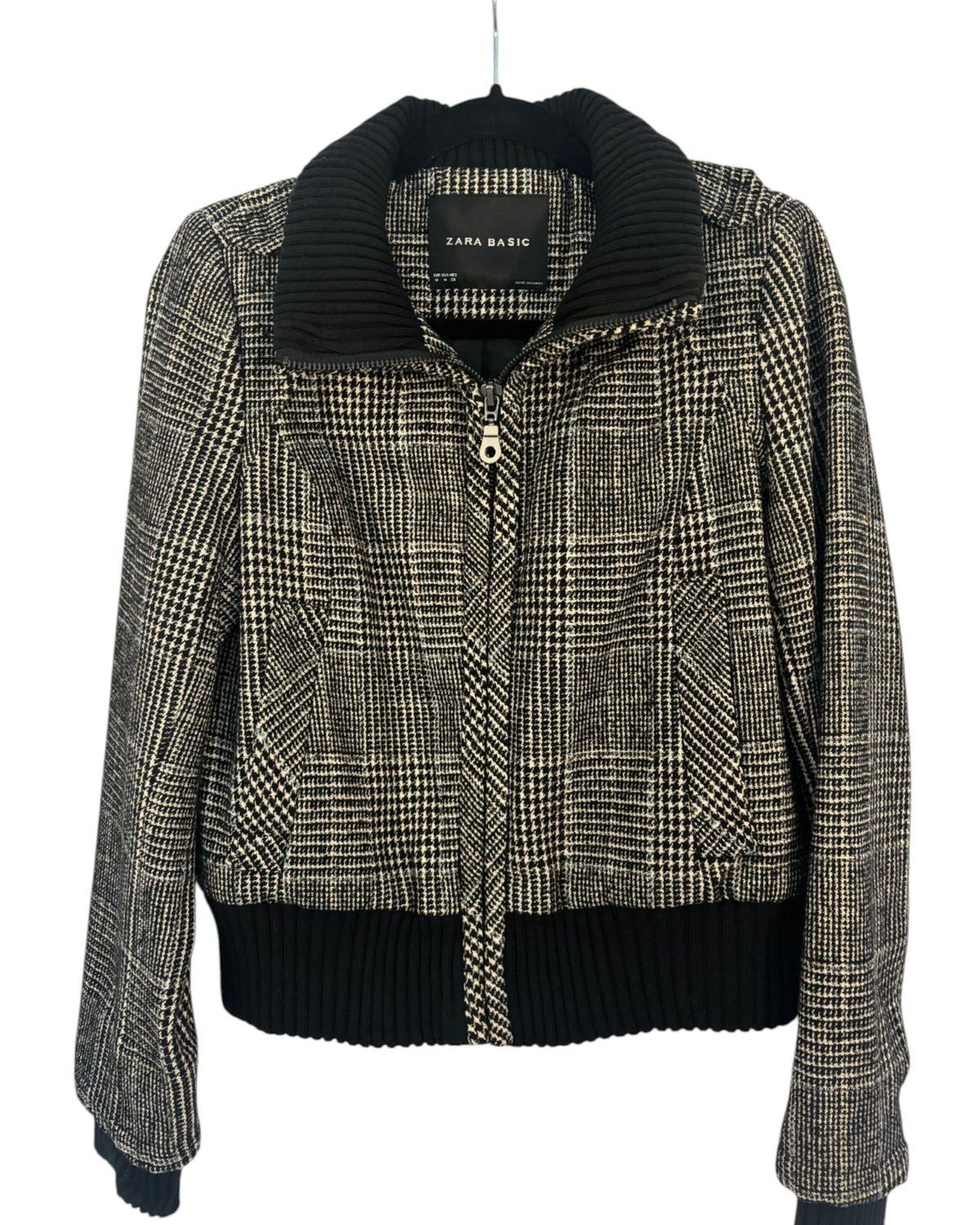 Veste Zara noir et gris – taille M – seconde main femme – photo 3
