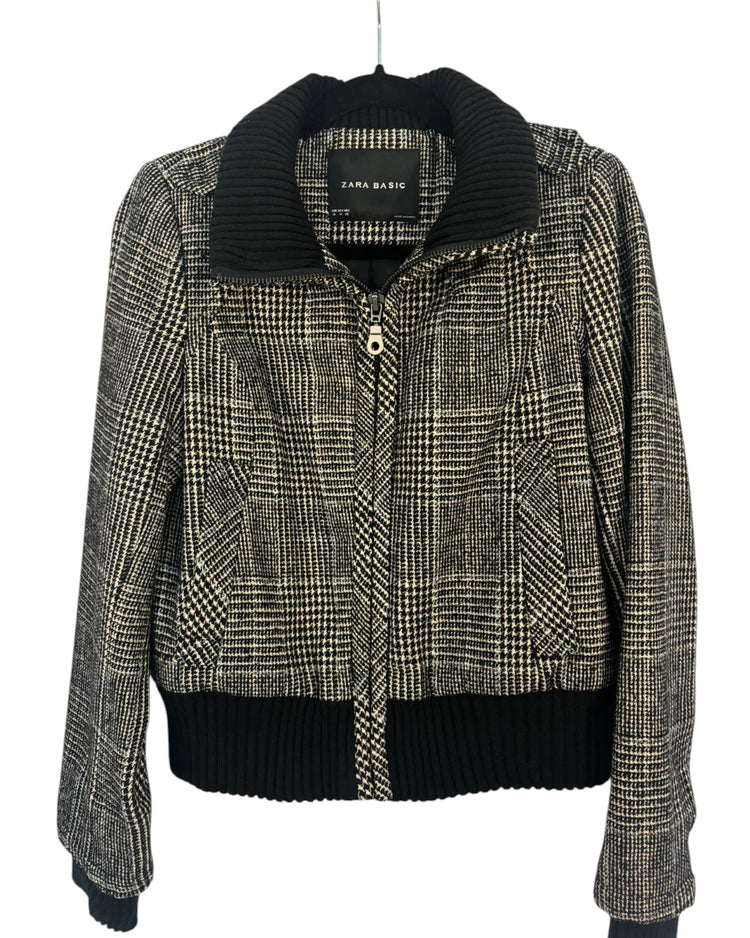 Veste Zara noir et gris – taille M – seconde main femme – photo 3