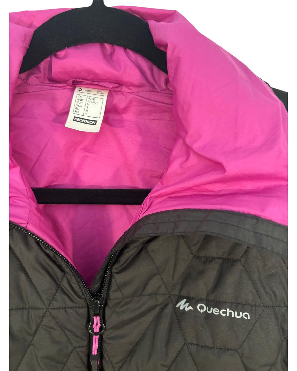 Veste Decathlon noir et rose – taille M/S – seconde main femme – photo 4