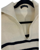 Pull Indefeir noir et blanc – taille L/M – seconde main femme – photo 2