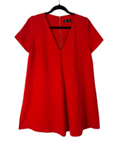 Robe Zara rouge et bordeaux – taille M – seconde main femme – photo 3