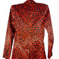 Blazer leopard marque Bershka