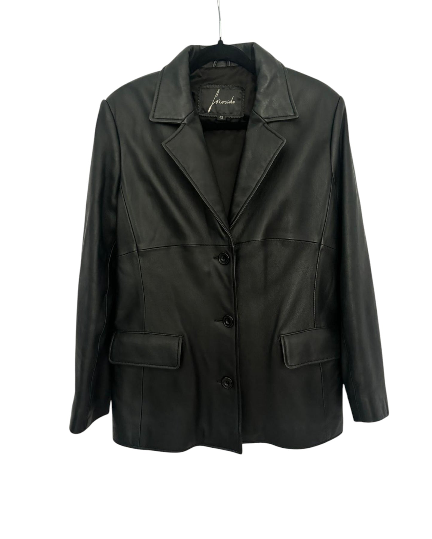 Veste cuir véritable marque Forside