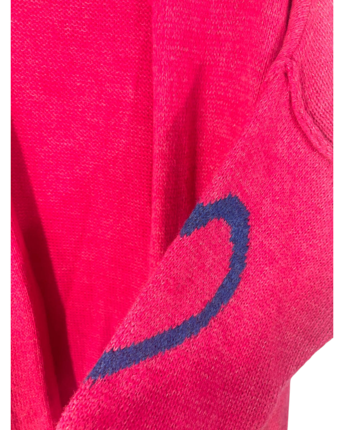 Cardigan de Made in Italy rose et fuchsia – taille unique – seconde main femme – photo 2