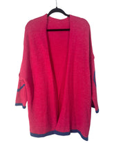 Cardigan de Made in Italy rose et fuchsia – taille unique – seconde main femme – photo 3