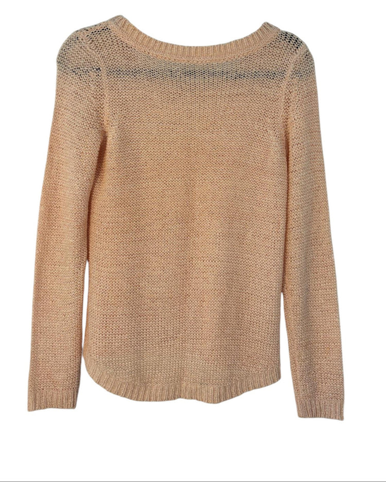 Pull de Only rose et crème – taille XS/S – seconde main femme – photo 4
