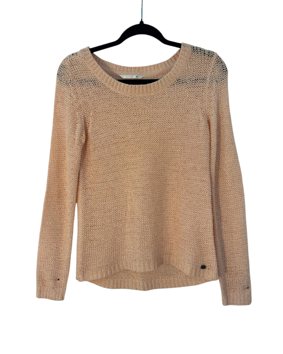 Pull de Only rose et crème – taille XS/S – seconde main femme – photo 2