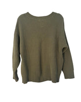Pull à noeud Zara vert kaki – taille S/M/L – seconde main femme – photo 4