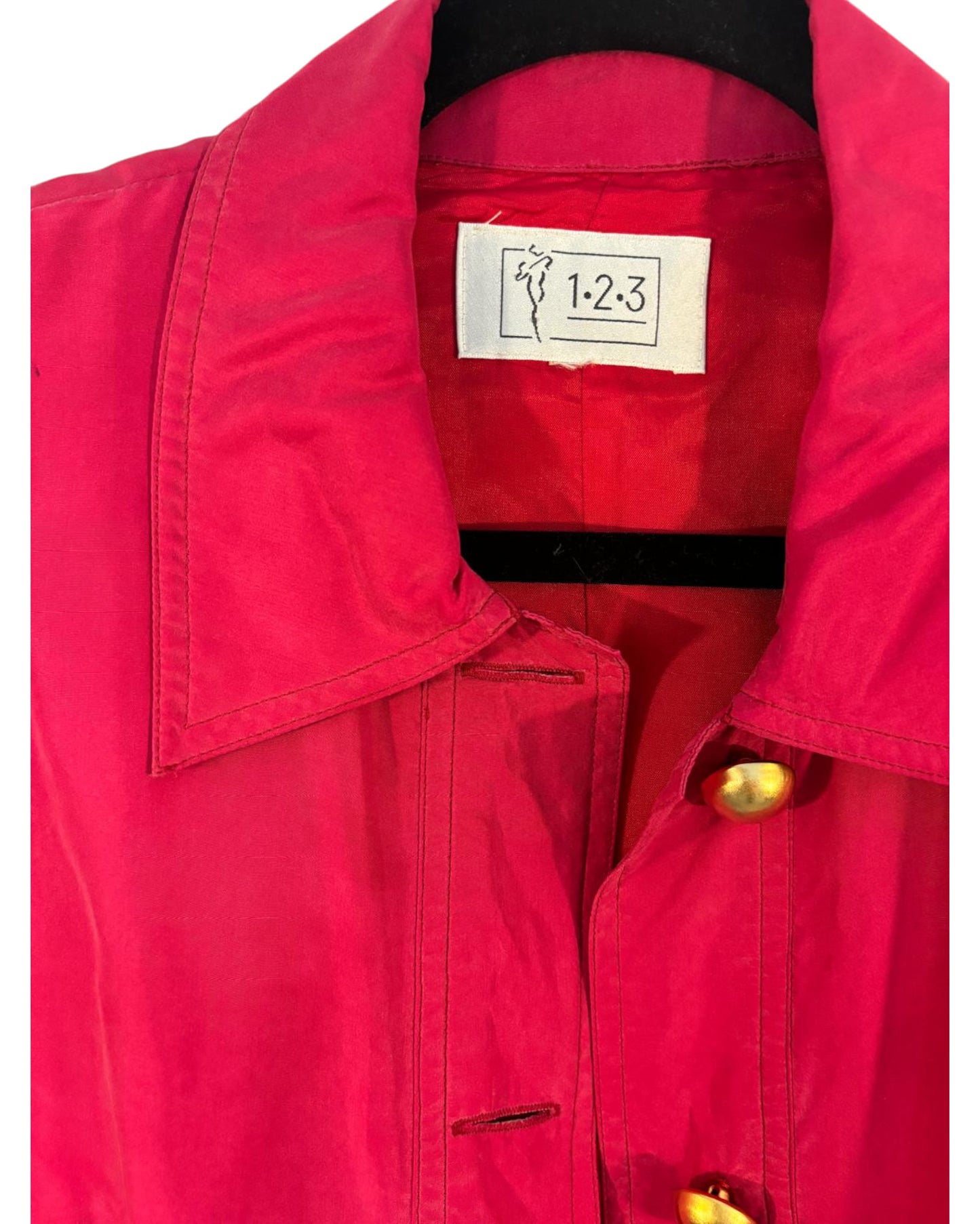 Trench 100% soie marque 1.2.3