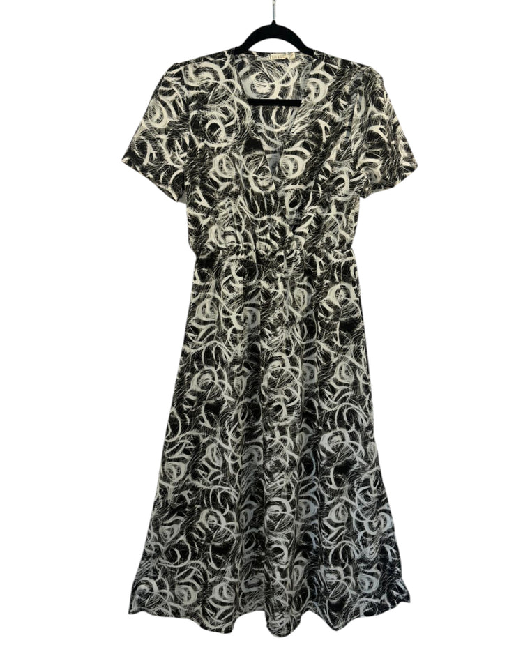 Robe longue Lili&Lala noire et gris – taille M/S – seconde main femme – photo 3
