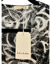 Robe longue Lili&Lala noire et gris – taille M/S – seconde main femme – photo 4