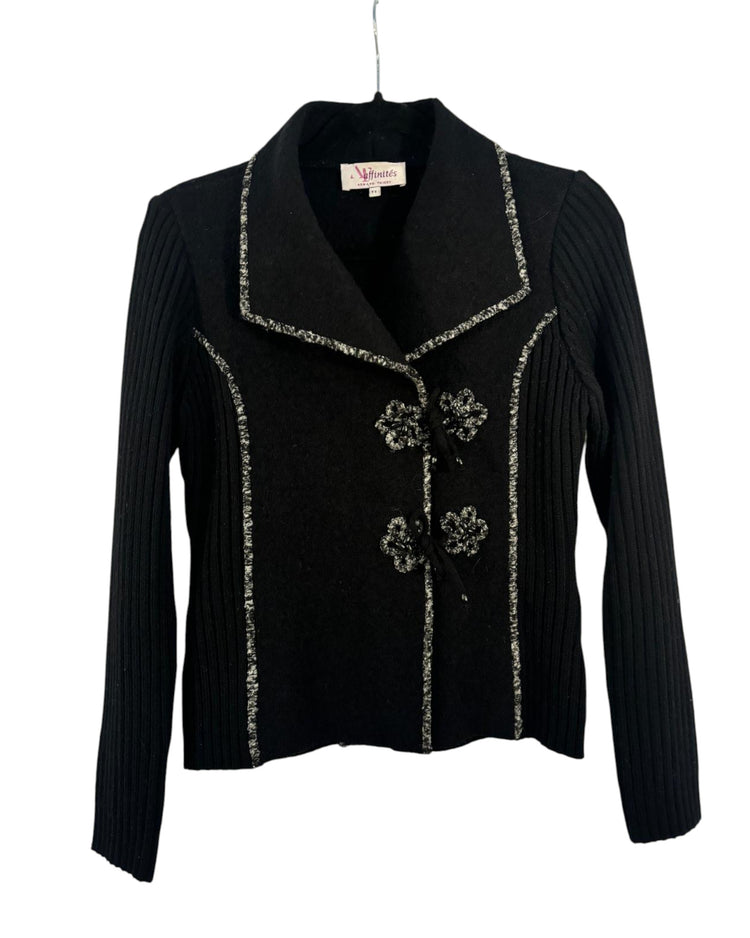 Veste Armand Thiery noir et gris – taille S – seconde main femme – photo 3