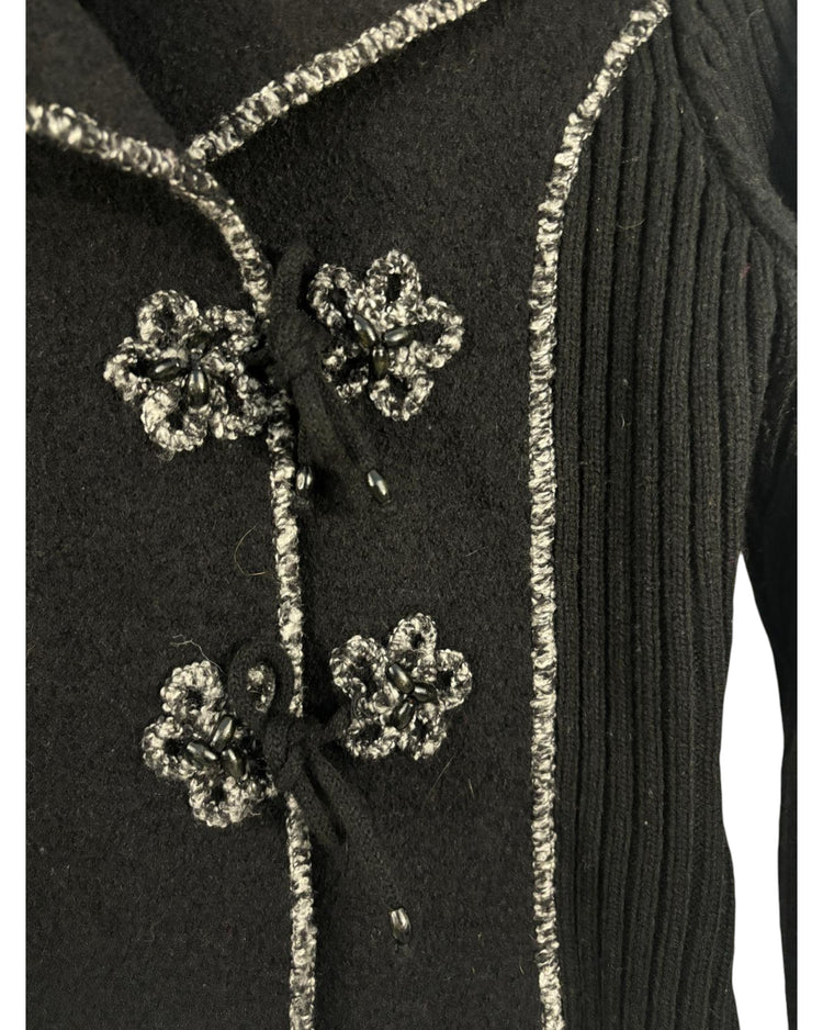 Veste Armand Thiery noir et gris – taille S – seconde main femme – photo 2