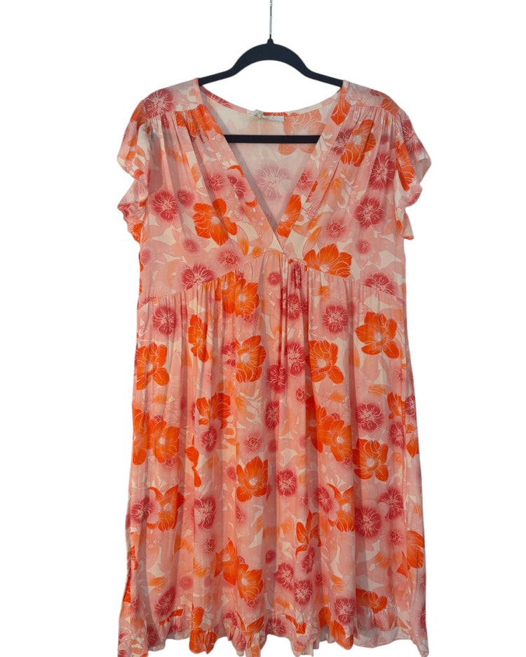 Robe fleurie Aroma – taille 38/40 – seconde main femme – photo 3