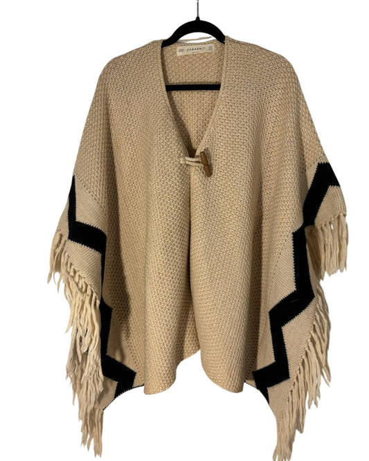 Poncho mexicain Zara