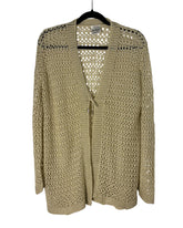 Cardigan style maille Pulse crème – taille unique – seconde main femme – photo 3