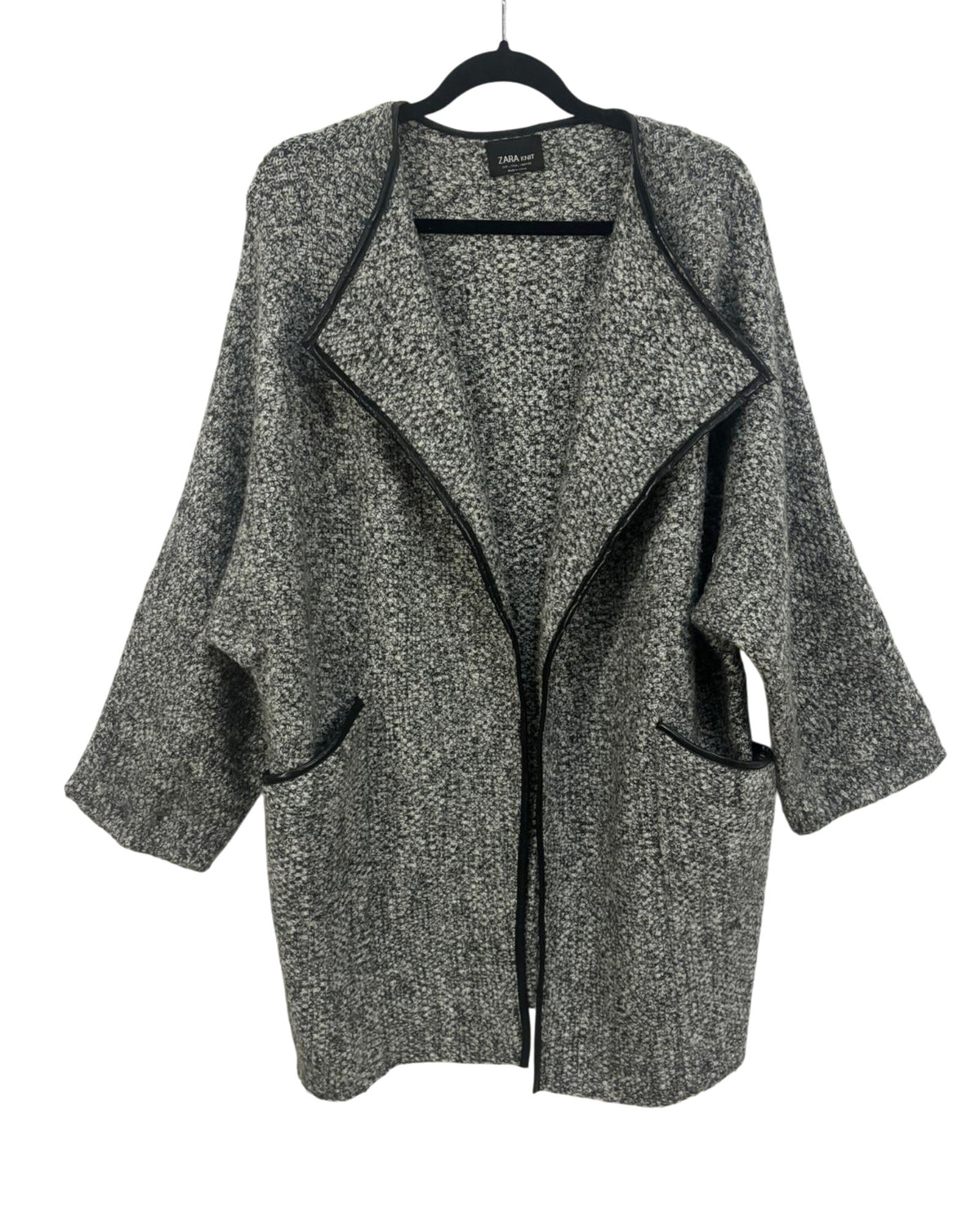 Manteau Zara gris et noir – taille unique – seconde main femme – photo 3