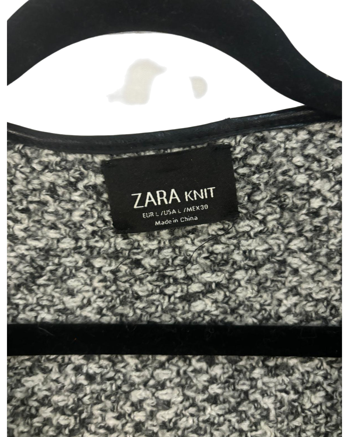 Manteau Zara gris et noir – taille unique – seconde main femme – photo 4