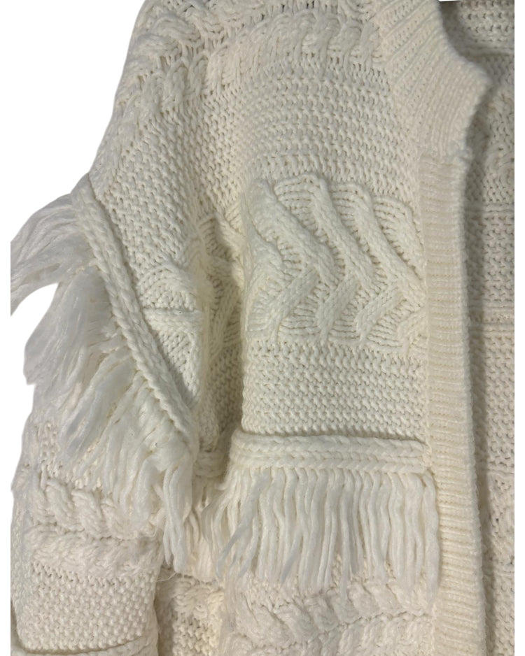 Cardigan Etam blanc – taille S/M – seconde main femme – photo 2