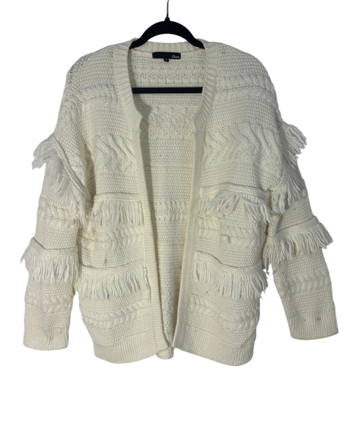 Cardigan Etam blanc – taille S/M – seconde main femme – photo 3