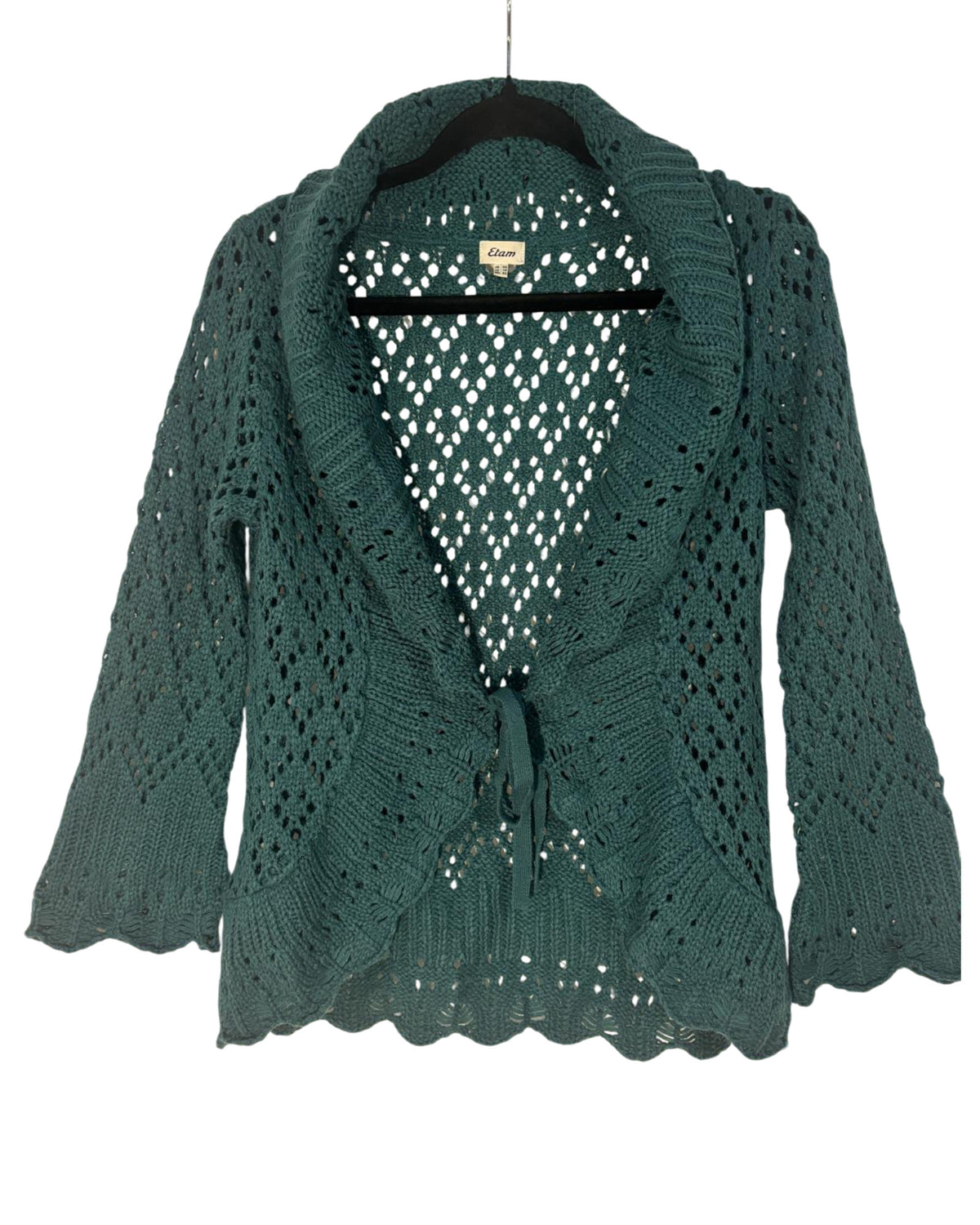 Cardigan Etam bleu – taille M/S – seconde main femme – photo 3