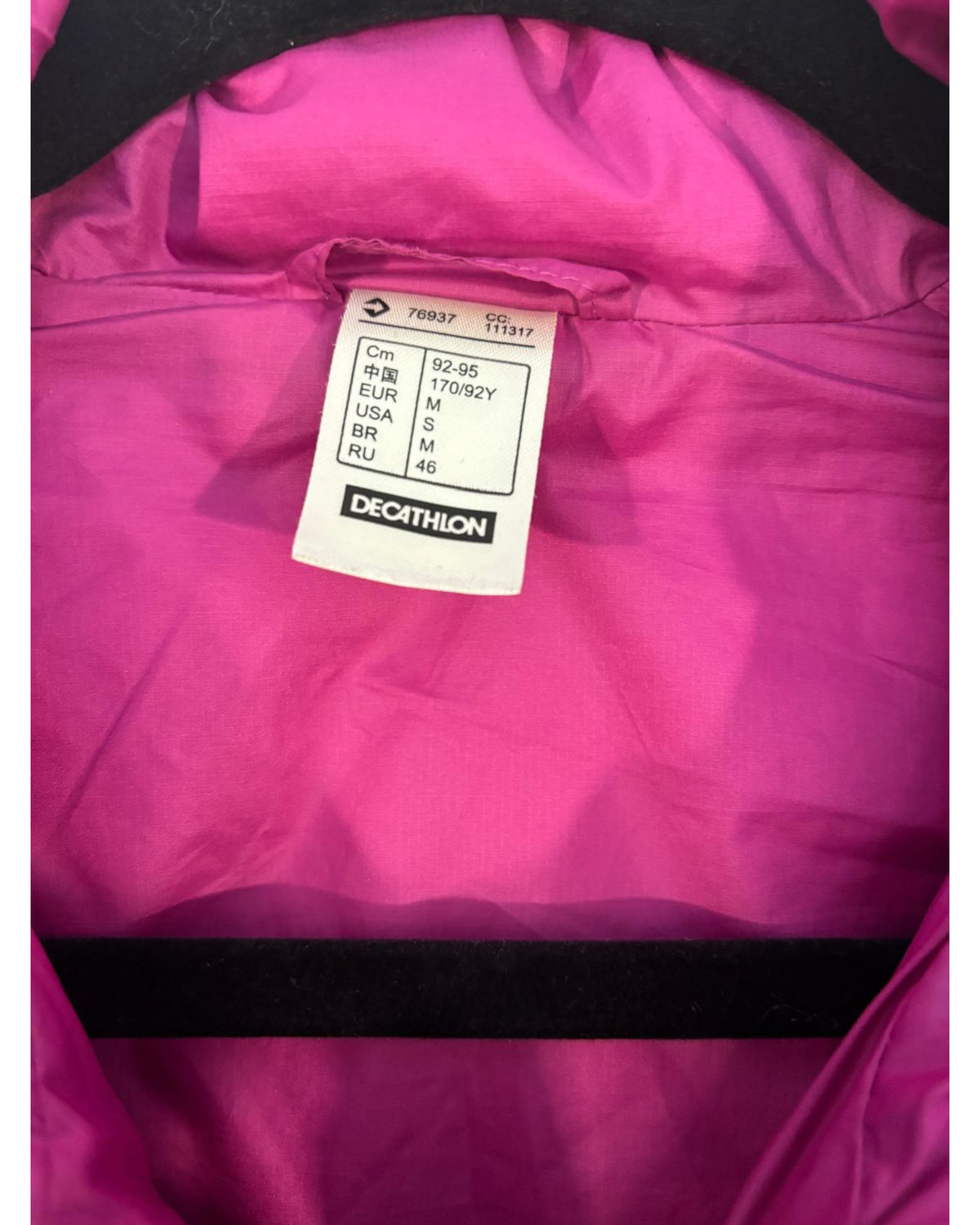 Veste Decathlon noir et rose – taille M/S – seconde main femme – photo 5
