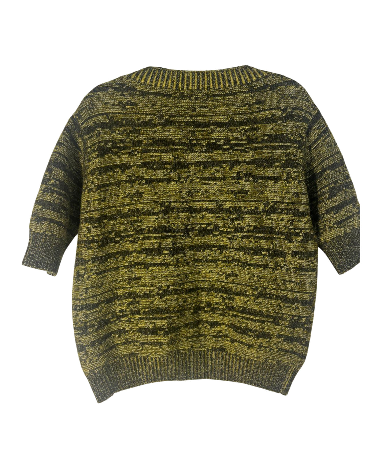 Pull Cop Copine vert kaki et noir – taille M – seconde main femme – photo 4