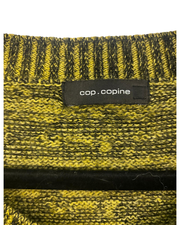 Pull Cop Copine vert kaki et noir – taille M – seconde main femme – photo 5