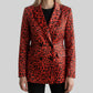 Blazer leopard marque Bershka