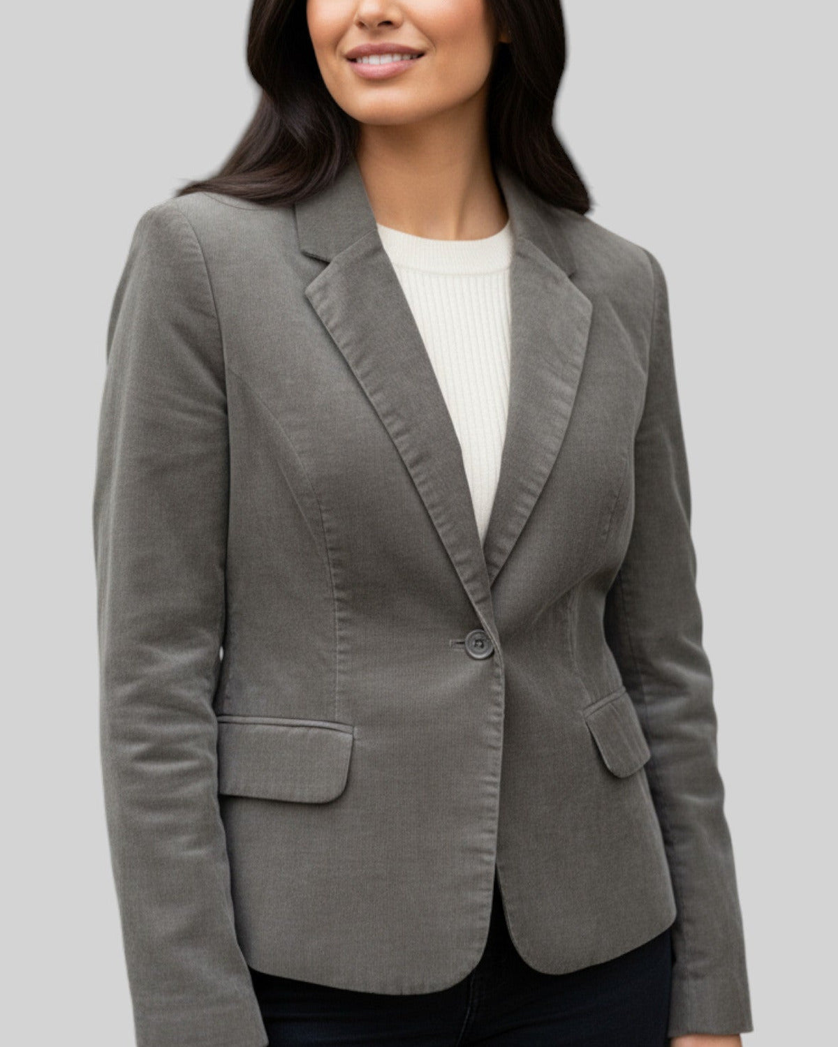 Blazer La redoute gris – taille 40 – seconde main femme