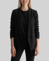 Blazer Grain de malice noire – taille XL – seconde main femme