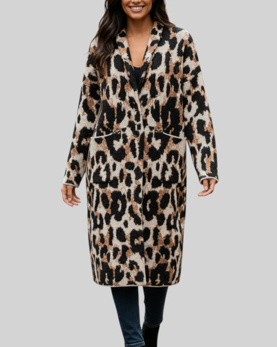 Manteau Stradivarius léopard – taille unique – seconde main femme
