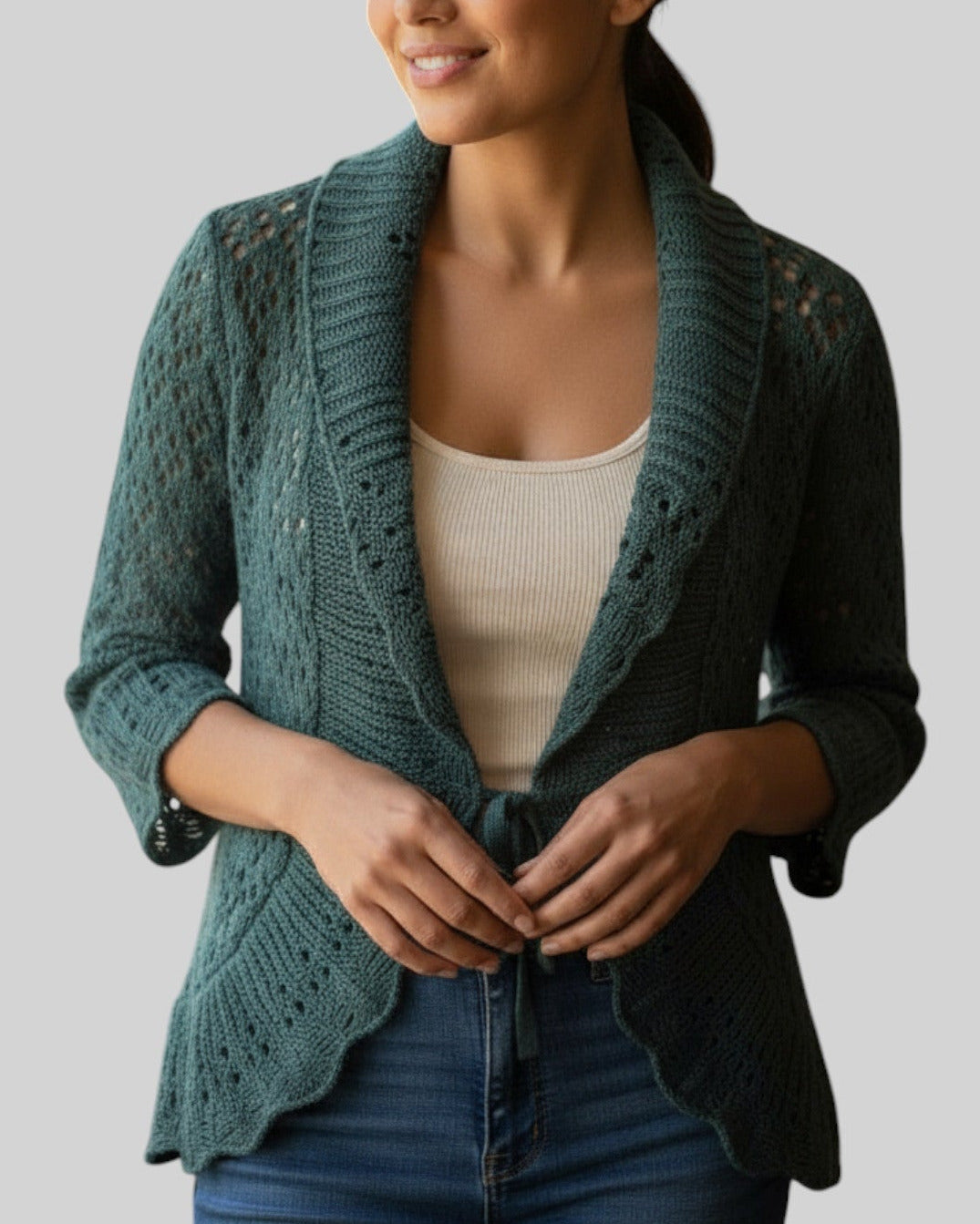 Cardigan Etam bleu – taille M/S – seconde main femme