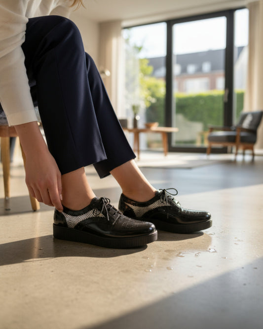 Chaussure élégante plate