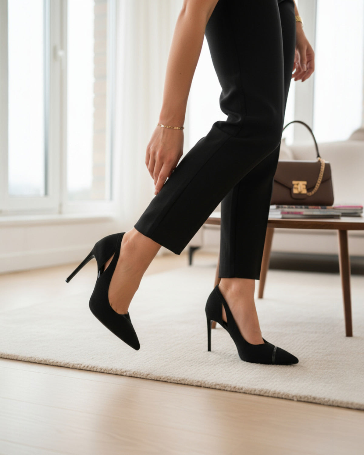 Chaussure à talon Bershka noire – taille 38 – seconde main femme – photo 3