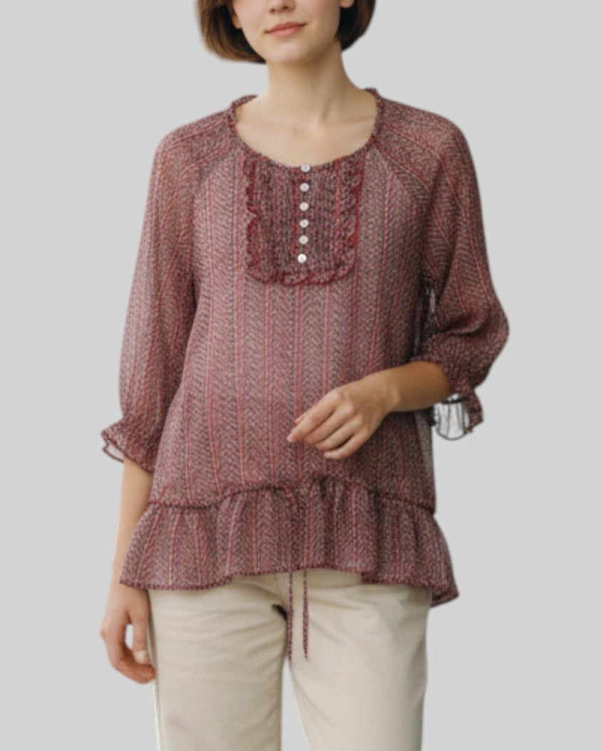 Blouse légère fleurie Riu