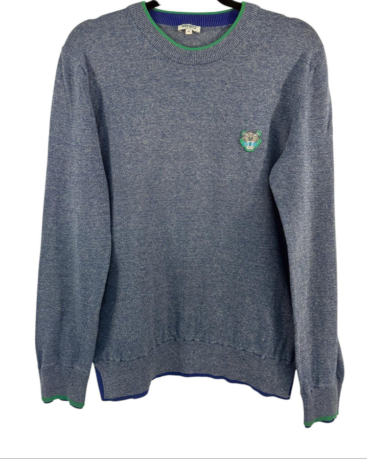 Pull urbain Kenzo bleue – taille M/S – seconde main femme – photo 3