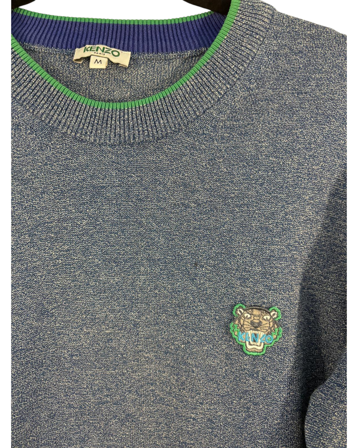 Pull urbain Kenzo bleue – taille M/S – seconde main femme – photo 2