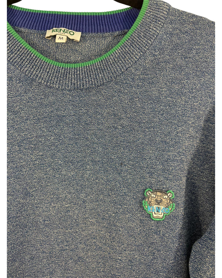 Pull urbain Kenzo bleue – taille M/S – seconde main femme – photo 2
